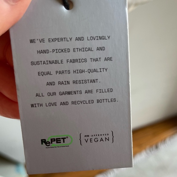 Noize “Addie” Puffer Coat in Snow, off white, faux fur hood winter coat, size M - Picture 13 of 16